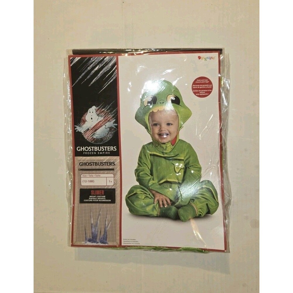 Ghostbusters Frozen Empire Slimer Costume Baby Infant Size 12-18 Mo
